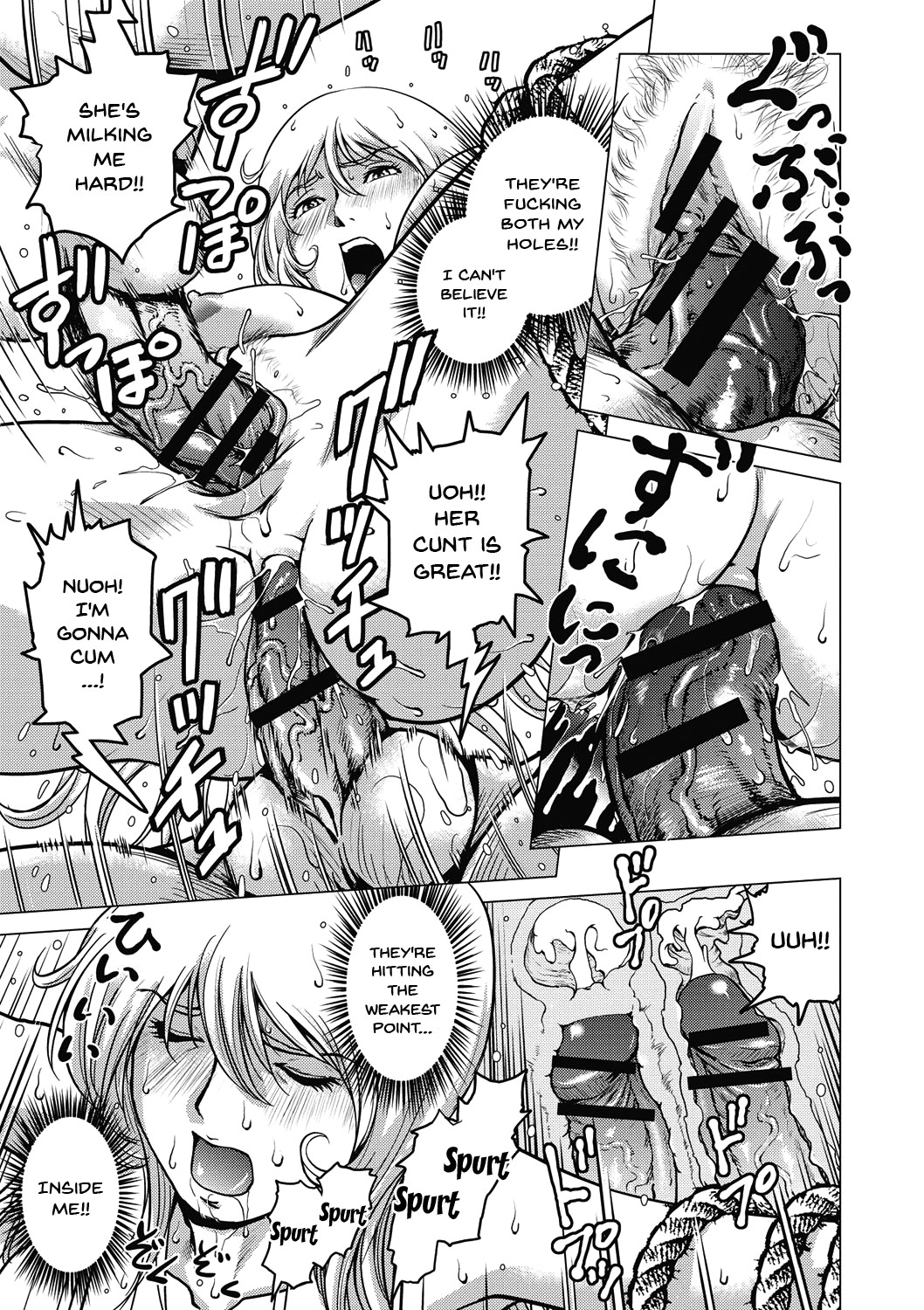 Hentai Manga Comic-Informal Heroine Gangbang-Read-164